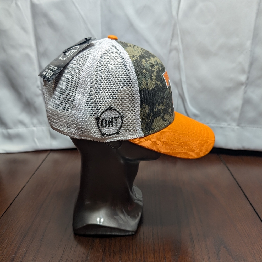 Tennessee Volunteers Operation Hat Trick OHT Truckers Style Snapback Mesh Hat - Picture 2 of 5